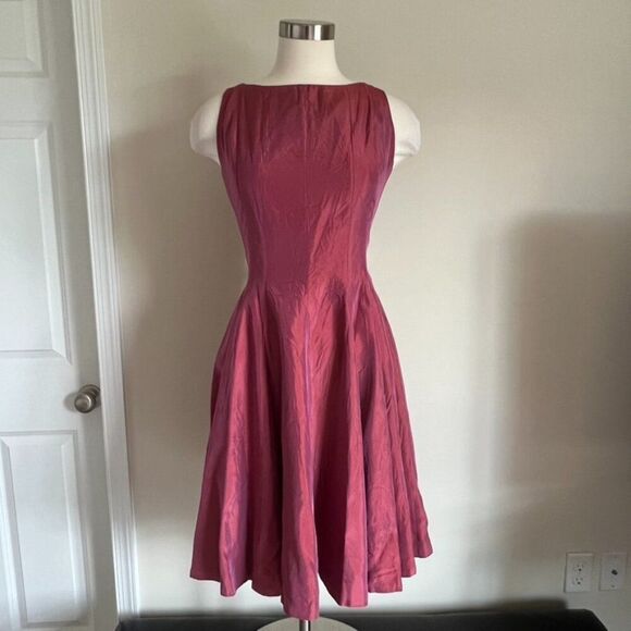 b Michael America red collection gown Size 6 in Red Fuchsia - Picture 2 of 6
